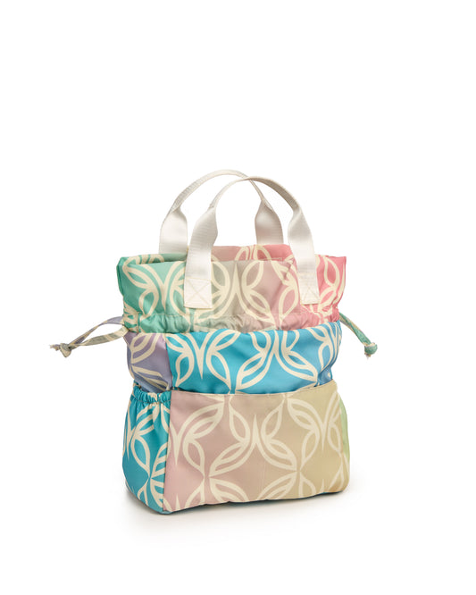 Farasha Dual-Use Insulated Tote – Sunset Swirl